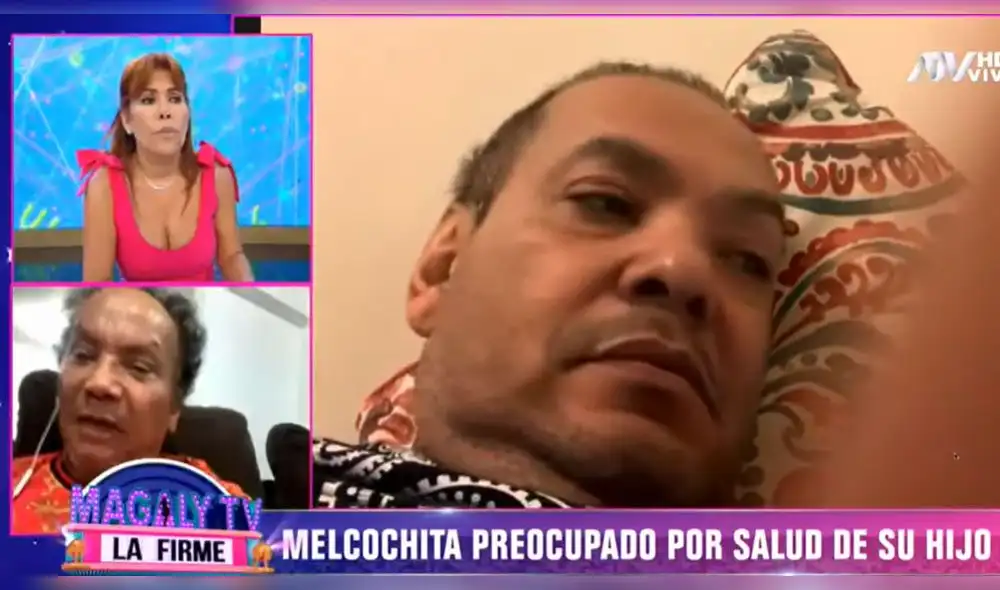 Melcochita deprimido porque su hijo tiene coronavirus