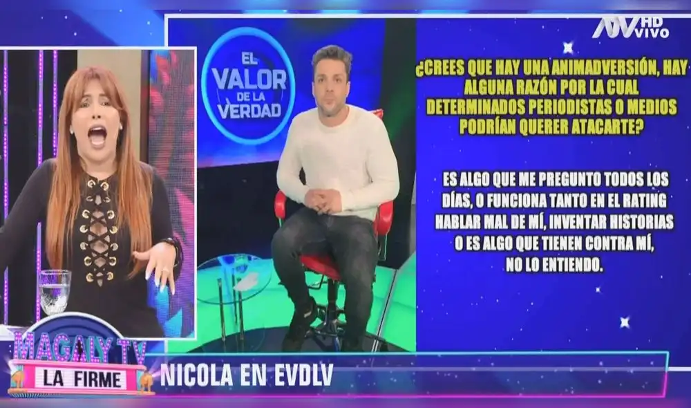 Magaly Medina a Nicola Porcella: “Quiso vender un amor de telenovela” Magaly Medina a Nicola Porcella: “Quiso vender un amor de telenovela”