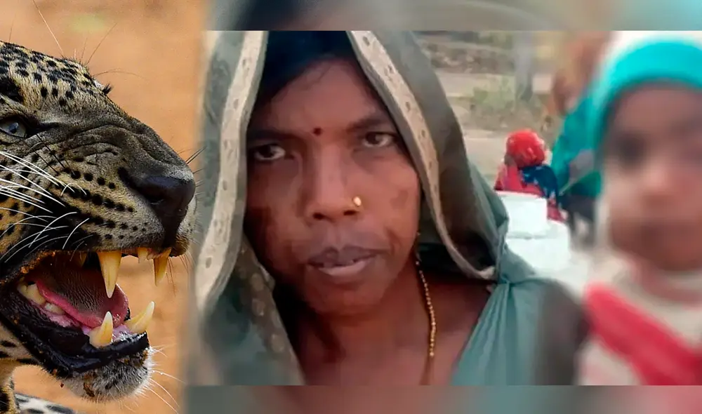 Kiran Baiga sacó al hijo de las fauces de la muerte. Foto: composición/Nikhil Suryavanshi-AFP