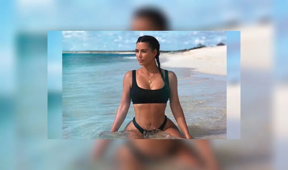 Kim Kardashian y su 'ardiente' forma de publicitar su perfume