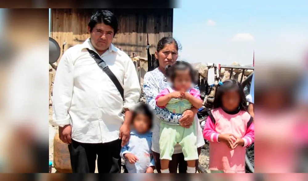 Esposos y sus tres hijos perdieron a su casa en el incendio ocurrido en febrero. Esposos y sus tres hijos perdieron a su casa en el incendio ocurrido en febrero.