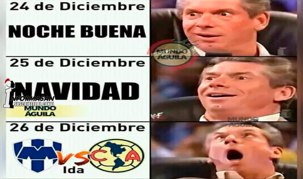 América vs. Monterrey: memes de la previa. América vs. Monterrey: memes de la previa.