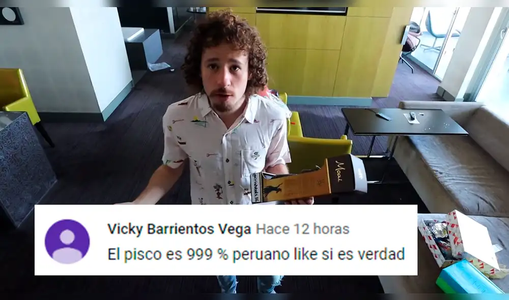 Vía YouTube: Miles de críticas ha vuelto a generar YouTuber Luisito tras lanzar un polémico comentario sobre pisco en visita a Chile [VIDEO] 