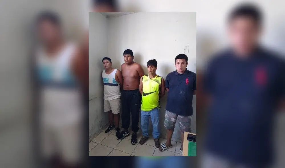 Capturan a integrantes de la "Jauría de El Porvenir", dedicados a la extorsión en Trujillo