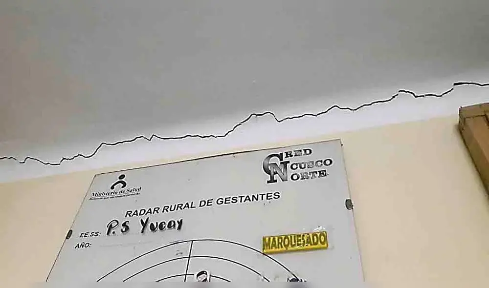 Sismo provocó daños. Sismo provocó daños.