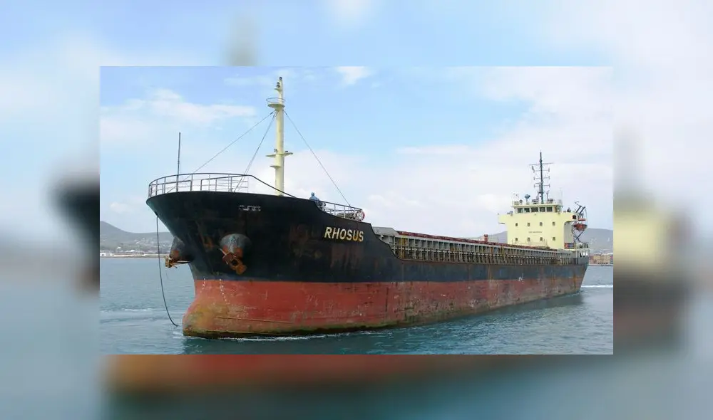 La embarcación MV Rhosus estuvo varada por años en el puerto de Beirut hasta que se hundió en 2018. (Foto: Anthony Vrailas/Marine Traffic) La embarcación MV Rhosus estuvo varada por años en el puerto de Beirut hasta que se hundió en 2018. (Foto: Anthony Vrailas/Marine Traffic)