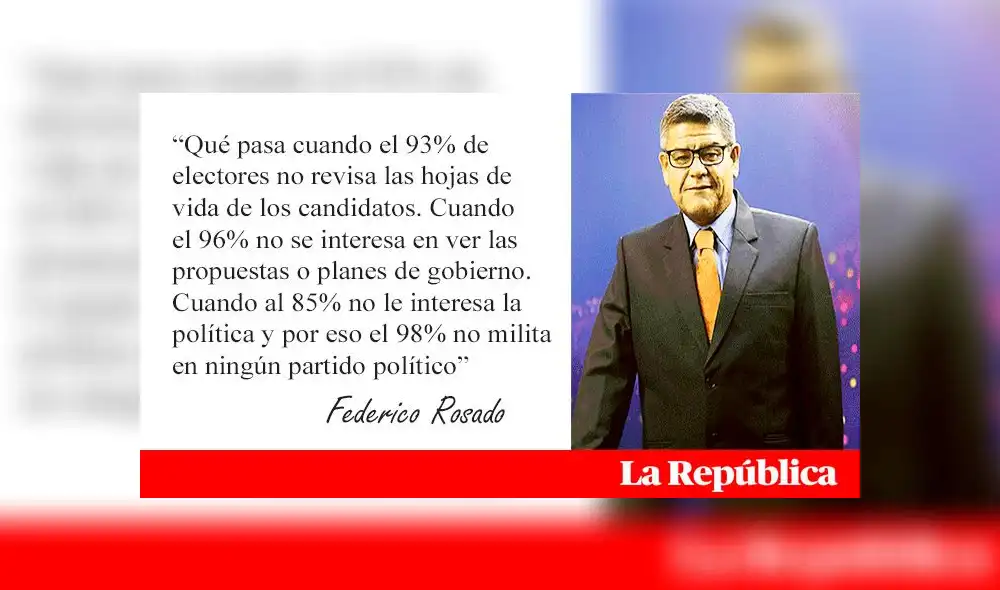 Columna de Federico Rosado.