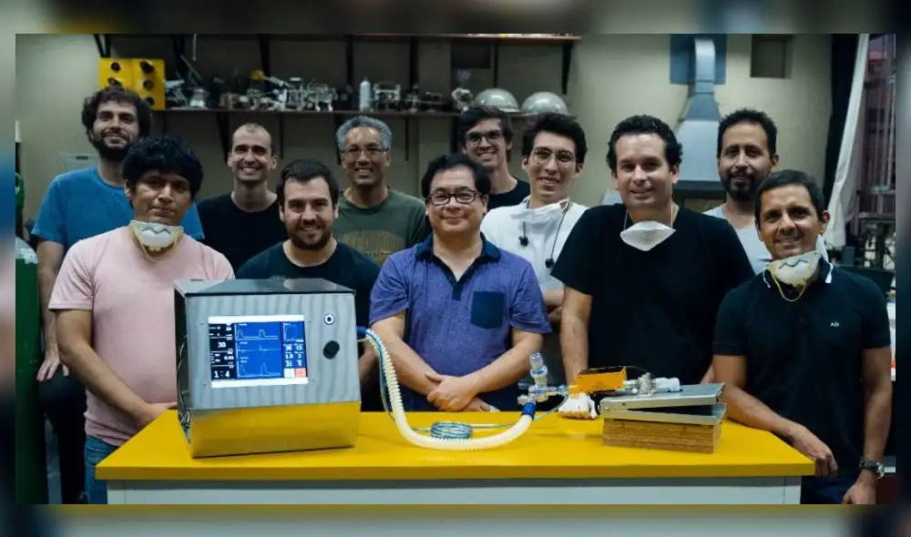 Ingenieros de la Pontificia Universidad Católica del Perú elaboraron moderno ventilador mecánico. Créditos: PUCP. Ingenieros de la Pontificia Universidad Católica del Perú elaboraron moderno ventilador mecánico. Créditos: PUCP.