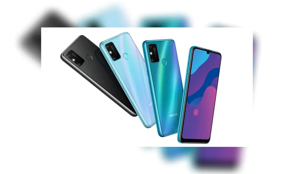 El Honor Play 9A está disponible en color Night Black (negro), Blue Emerald (azul) y Jasper Green (verde).