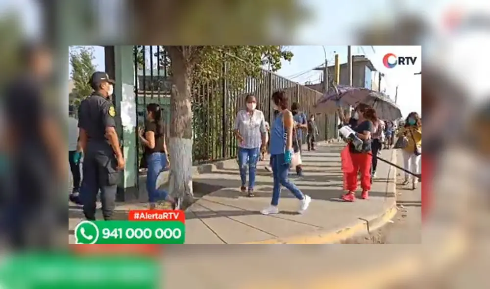 Familiares ingresan a la Escuela de Policía. Créditos: URPI-GLR. Familiares ingresan a la Escuela de Policía. Créditos: URPI-GLR.
