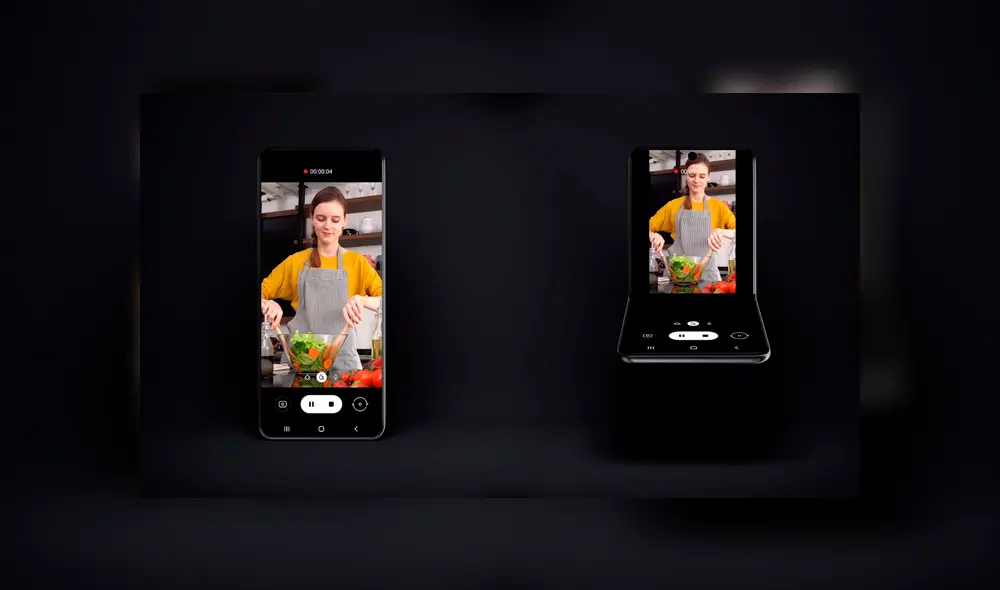 Samsung presenta nuevo diseño de smartphone plegable.