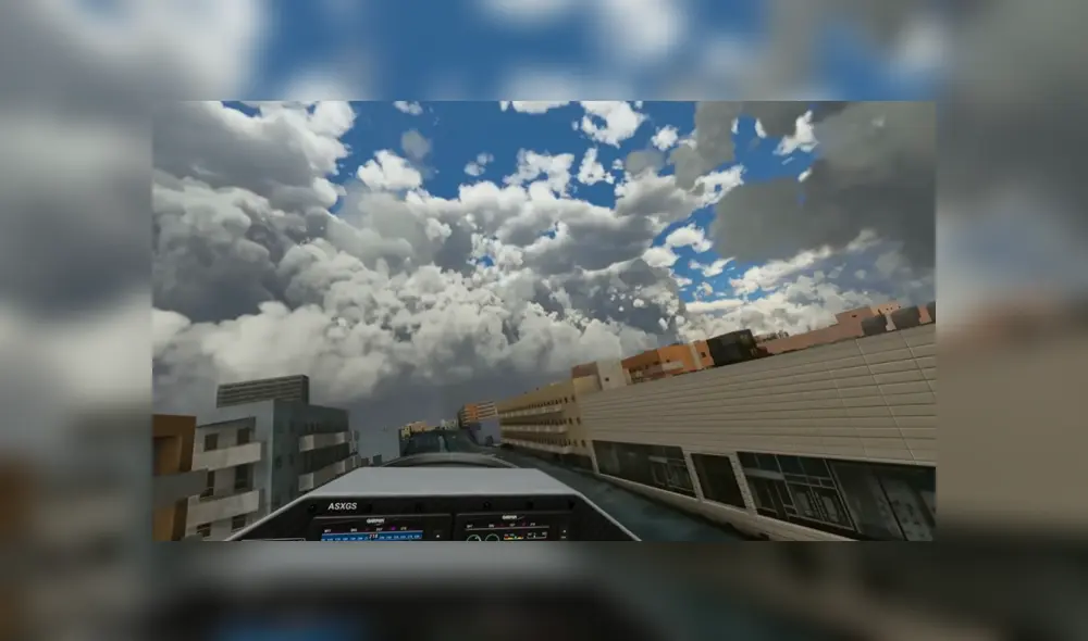 El nuevo videojuego de Microsoft te deja sobrevolar sobre la ciudad de Lima, entre sus edificios con clima en vivo y así también con casi cualquier ciudad del mundo. Imagen: Microsoft.