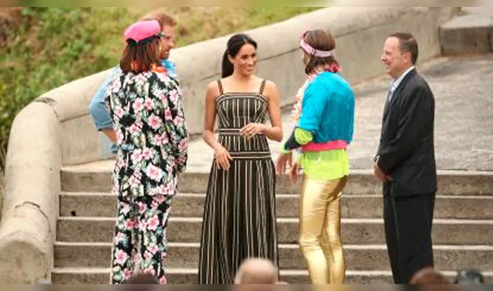 Meghan Markle enternece al presumir su pancita de embarazada [VIDEO]