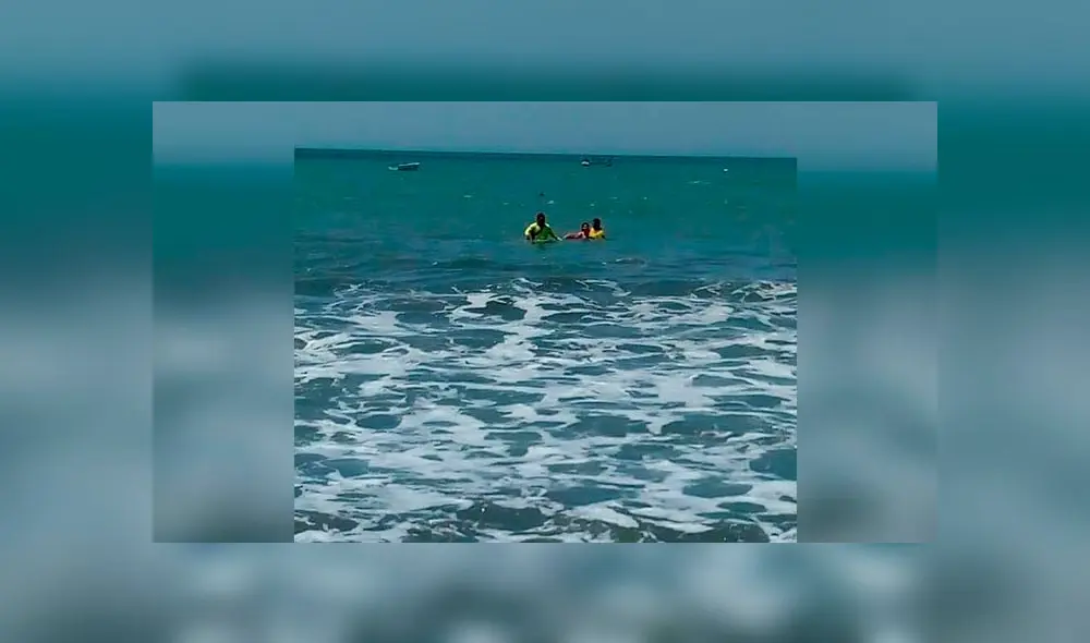 Salvan de morir ahogados a tres bañistas en playas de Moquegua