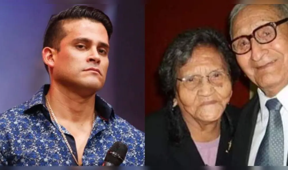 Christian Domínguez y sus bisabuelos