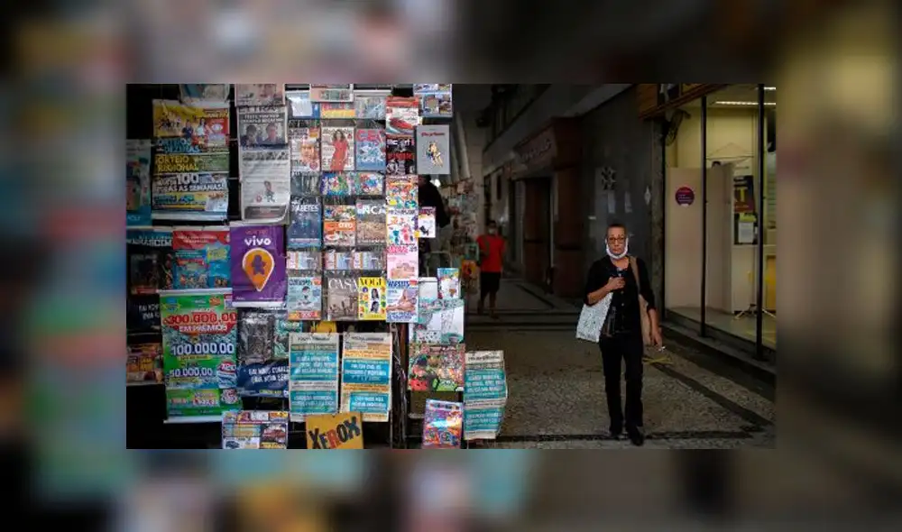 Coronavirus en Brasil. Foto: AFP.