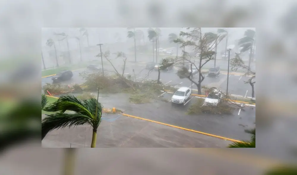 Huracán María se registró en Puerto Rico en el año 2017. Foto: Difusión.