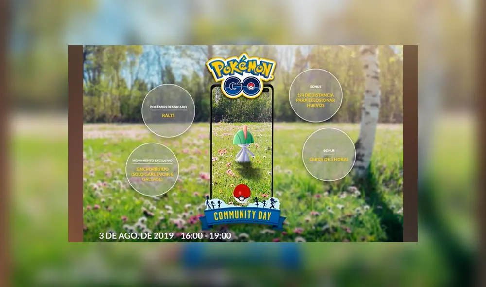 Llega el Community Day de Ralts en Pokémon GO. Revisa esta guía con la hora, la tabla de IV’s perfectos, diferencias de Gardevoir y Gallade y su versión shiny.