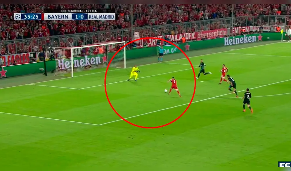 Real Madrid vs Bayern Munich: Franck Ribéry desperdició ocasión de gol de forma terrible Real Madrid vs Bayern Munich: Franck Ribéry desperdició ocasión de gol de forma terrible