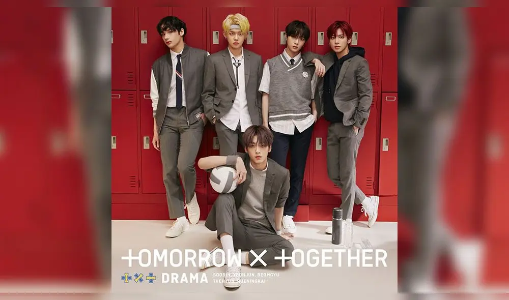 TXT: su comeback japonés es el single album DRAMA. TXT: su comeback japonés es el single album DRAMA.