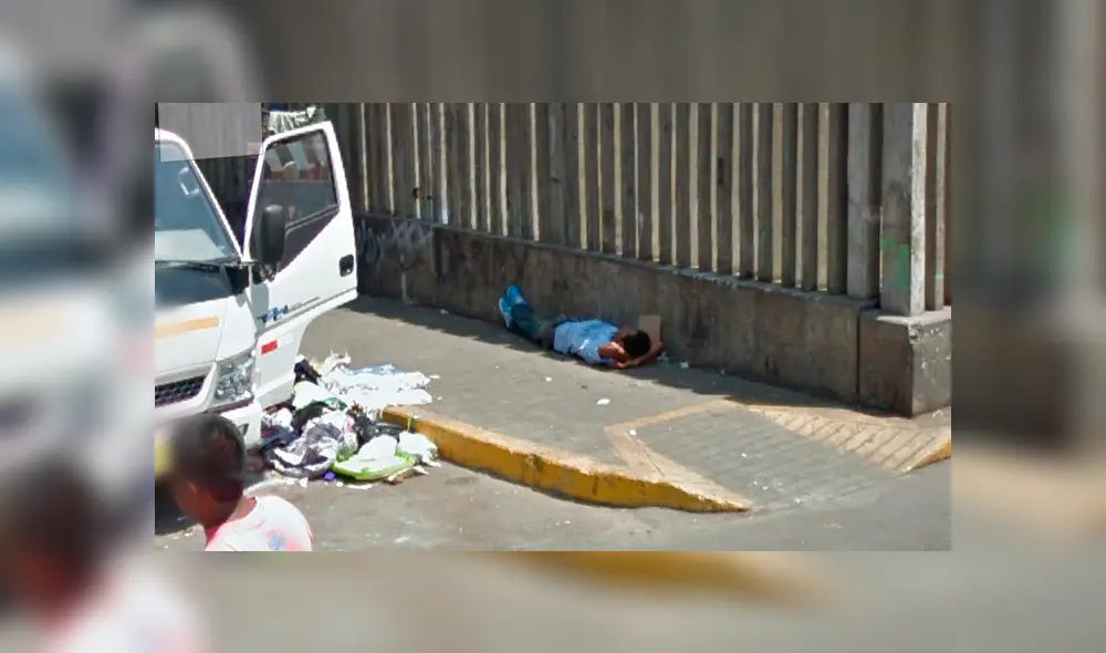 Google Maps: cámaras captan a peruano protegiéndose de insólita forna de los rayos del sol [FOTOS]