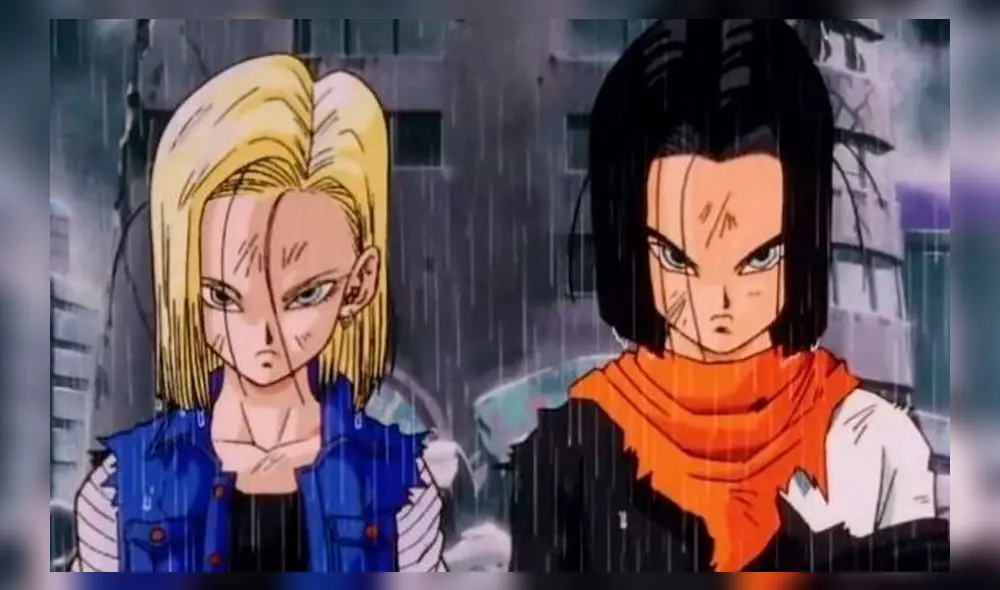 Akira Toriyama revela los nombres de los Androides 17 y 18. Créditos: Toei Animation
