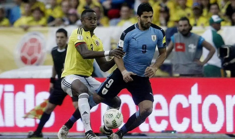 Uruguay y Colombia se vuelven a ver las caras en Barranquilla por las Eliminatorias Qatar 2022. Foto: EFE Uruguay y Colombia se vuelven a ver las caras en Barranquilla por las Eliminatorias Qatar 2022. Foto: EFE