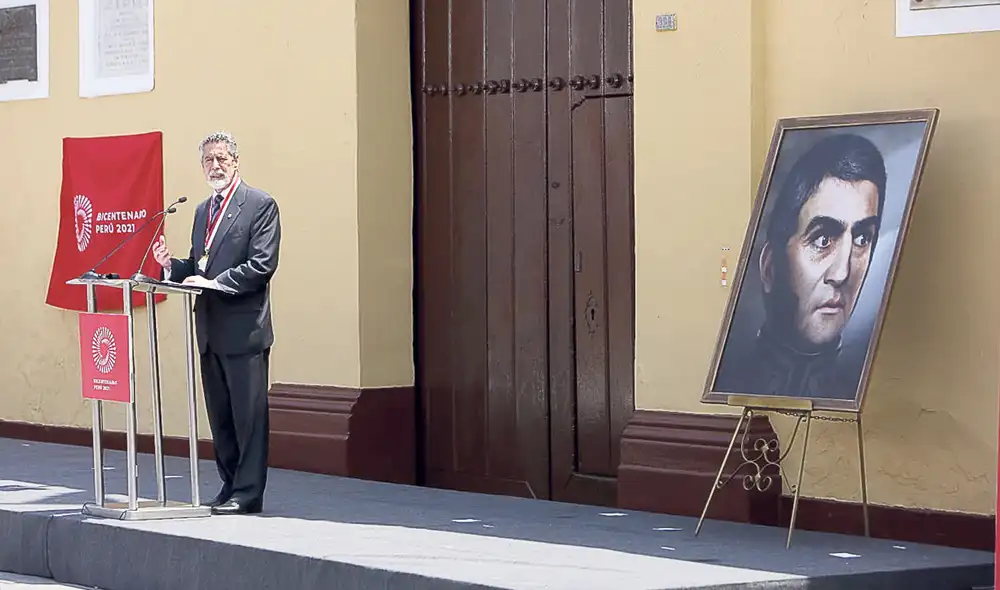 Miradas. Historia y futuro confluyeron en discursos en Huaura. Sagasti comparó la gesta libertadora con el Perú de hoy. Foto: Marco Cotrina/La República Miradas. Historia y futuro confluyeron en discursos en Huaura. Sagasti comparó la gesta libertadora con el Perú de hoy. Foto: Marco Cotrina/La República