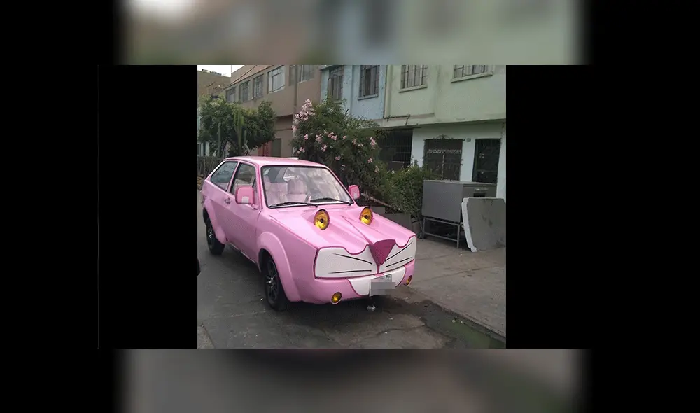 Facebook: Peruano "tunea" su auto inspirado en la Pantera Rosa y el resultado es insuperable [FOTO]