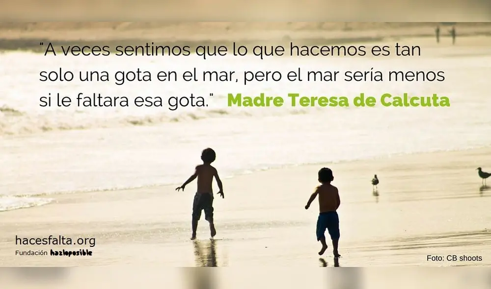 Frases para incentivar el voluntariado. Foto: Hacesfalta.org