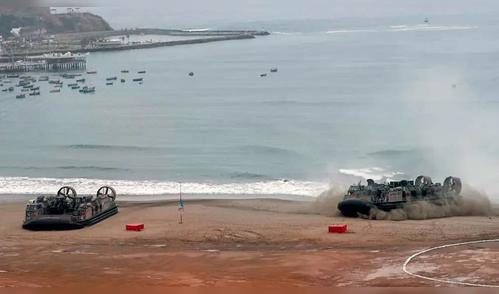 Marina de Guerra realizó exhibición con la Armada de Estados Unidos [VIDEOS]