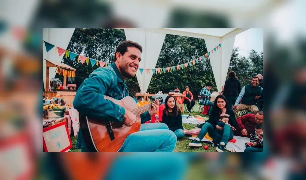 Gustavo Iwasaki, durante una fiesta infantil.