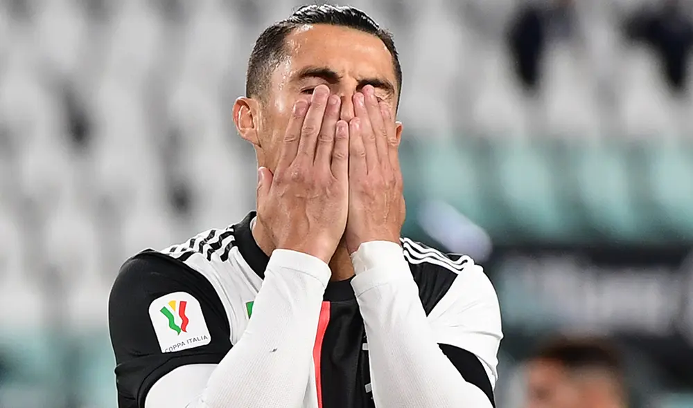 Este es el segundo penal que Cristiano falla desde su llegada a Italia. Foto: AFP. Este es el segundo penal que Cristiano falla desde su llegada a Italia. Foto: AFP.