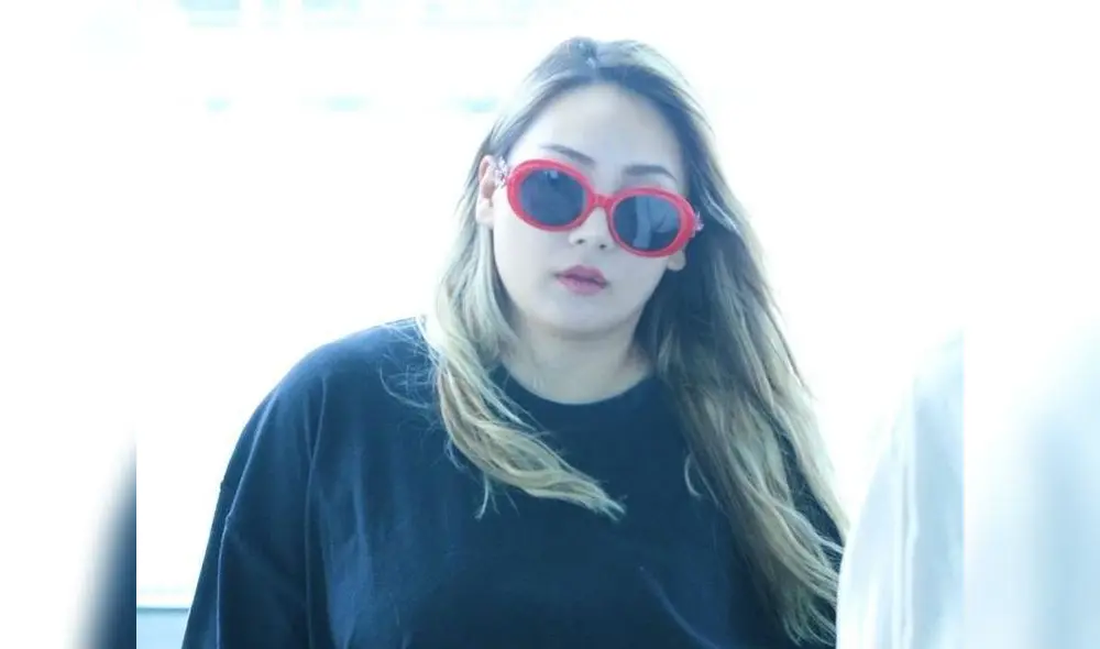 CL en agosto del 2018, en el aeropuerto de Incheon.