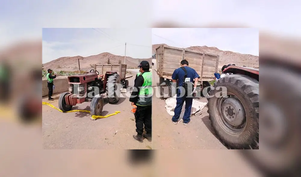 Accidente ocurrió en el distrito de La Joya. Accidente ocurrió en el distrito de La Joya.