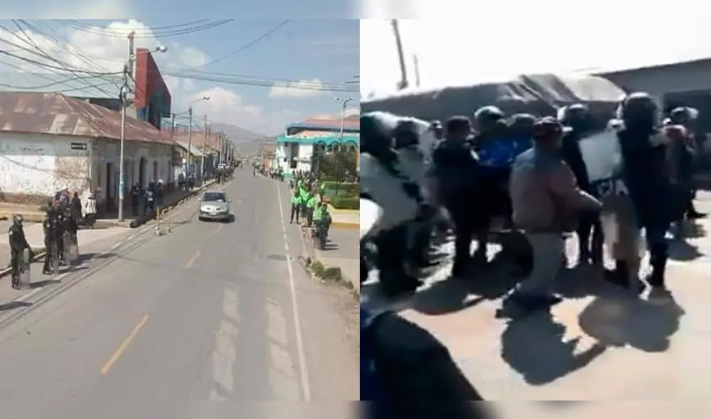 Pobladores de Cabanillas y Policía se enfrentan por traslado de basura.