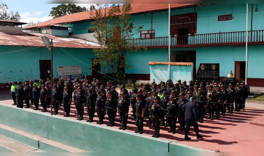 Cajamarca: realizan gran despliegue de efectivos policiales en las trece provincias