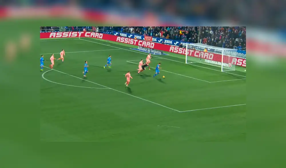 Barcelona vs Getafe: Jaime Mata erró gol insólito frente al arco vacío [VIDEO]
