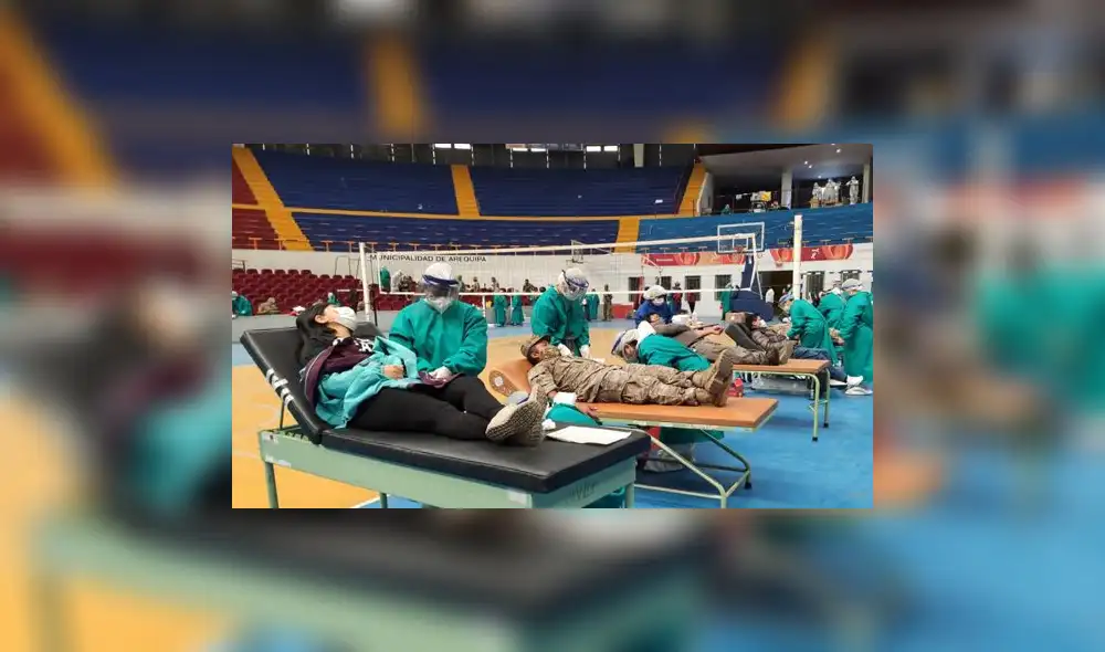 Campaña se realizó en el Coliseo Arequipa. Foto: Minsa. Campaña se realizó en el Coliseo Arequipa. Foto: Minsa.