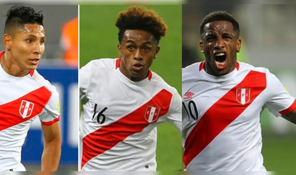 Raúl Ruidíaz, Yordy Reyna y Jefferson Farfán. Foto: Líbero