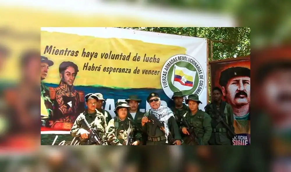 Líder guerrilero Jesús santrich reaparece para anunciar que comnezarán con un nuevo plan. Foto: Captura video. Líder guerrilero Jesús santrich reaparece para anunciar que comnezarán con un nuevo plan. Foto: Captura video.