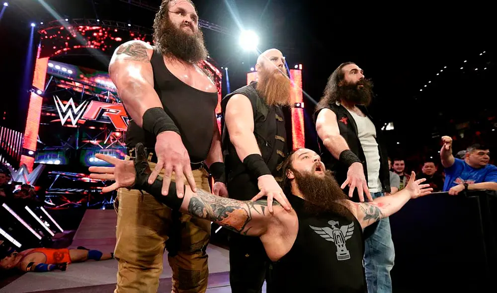 The Wyatt Family se despide de Luke Harper. Foto: WWE