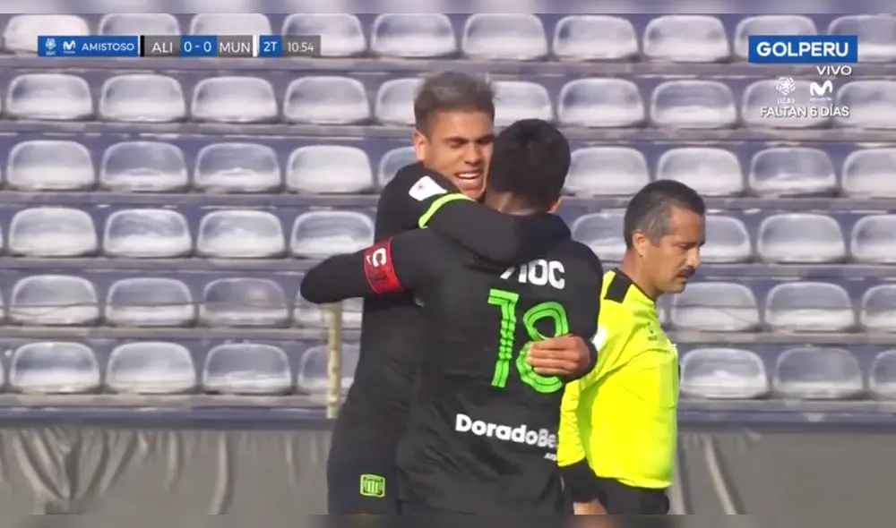 Alianza Lima vs Municipal: Gol de Gonzalo Sánchez. Foto: Captura