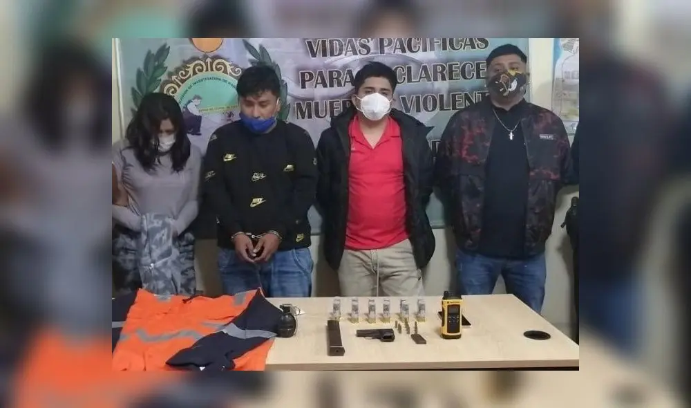 Según la Policía detenidos se dedicarían al sicariato.