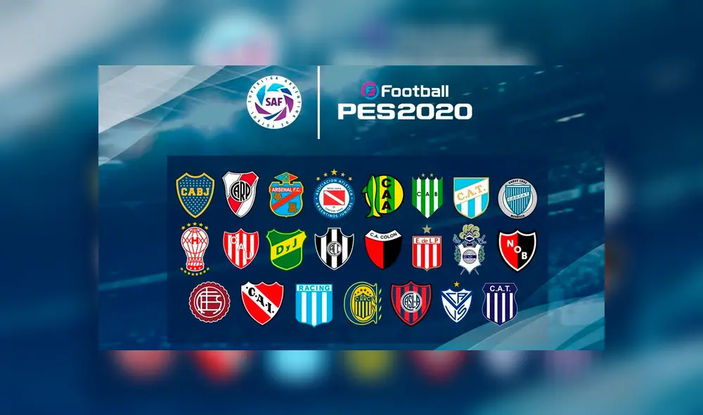 El superclásico argentino exclusivo de PES 2020. Boca Juniors y River Plate aparecerán solo en el videojuego de Konami.
