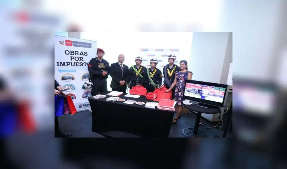 Mininter presentó proyectos de obras por impuesto para reconstrucción nacional