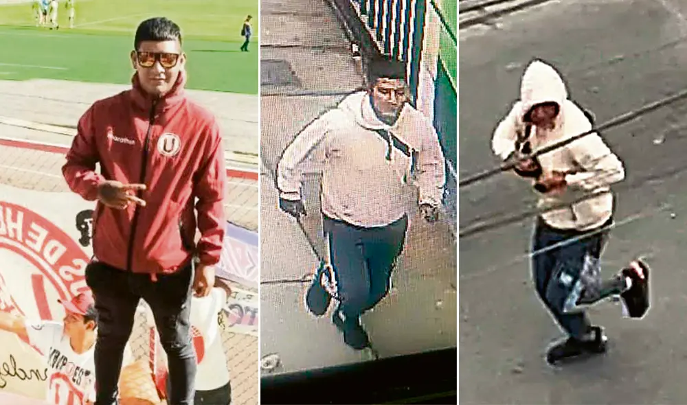 'Gatillero'. Para la División de Homicidios de la PNP, todas las evidencias apuntan a que César Valle Meza fue quien disparó a los tres barristas en Jesús María. Foto: composición/ difusión