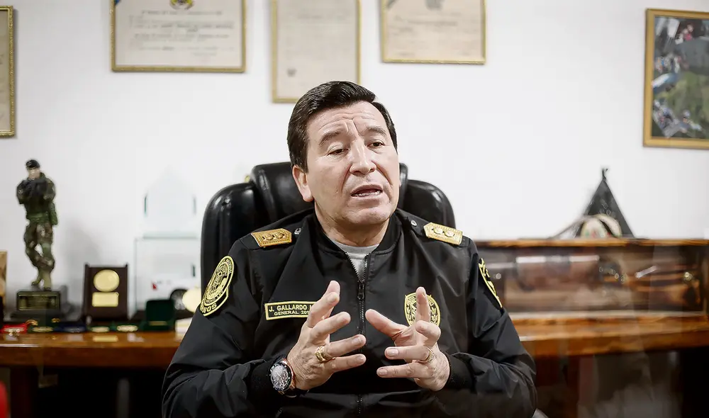 Señalado. Comandante general PNP, Javier Gallardo. Foto: Antonio Melgarejo