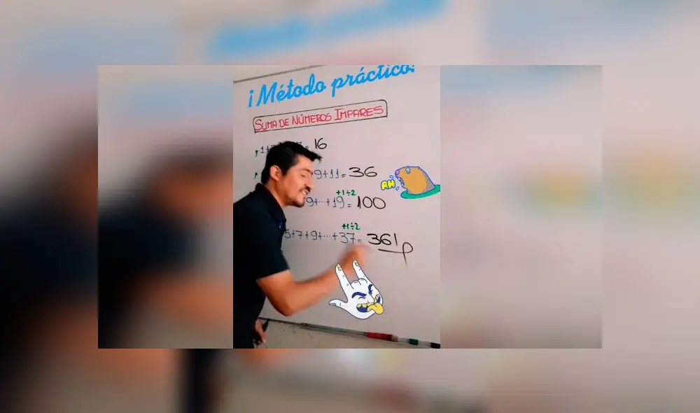 Desliza las imágenes para ver el increíble truco que te permitirá sumar números impares en solo segundos. TikTok.