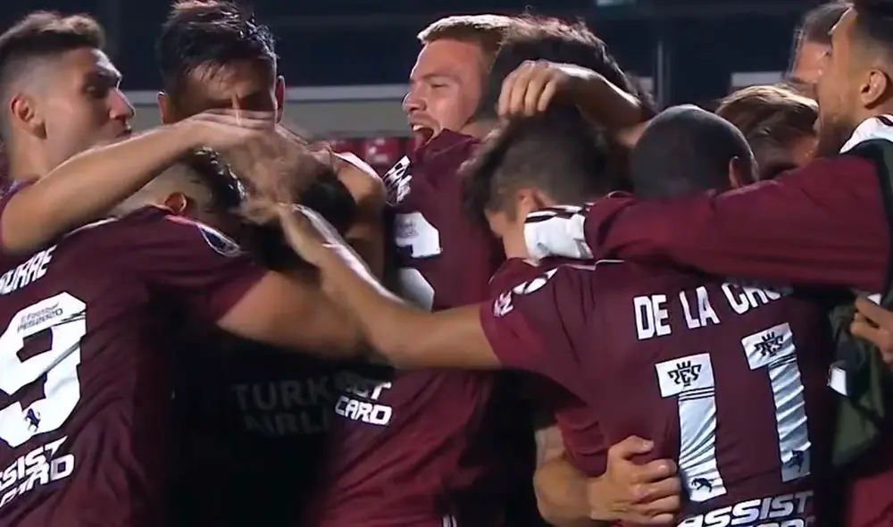Álvarez puso el segundo para River Plate en el segundo tiempo. Foto: Captura/Espn 2 Álvarez puso el segundo para River Plate en el segundo tiempo. Foto: Captura/Espn 2
